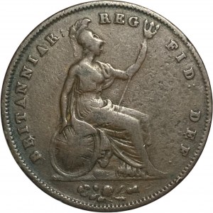 Great Britain 1843 Penny Without Colon After REG