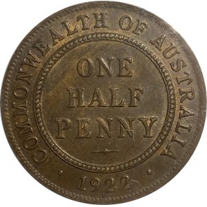 Australia 1922 1/2 Penny