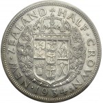 New Zealand 1937 Shilling & 1934 Half Crown (2 Pieces)