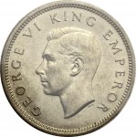 New Zealand 1937 Shilling & 1934 Half Crown (2 Pieces)