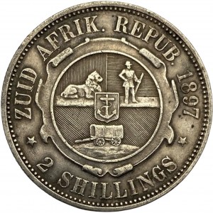 South Africa 1897 2 Shillings