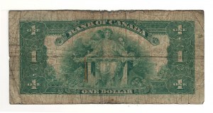 Bank of Canada 1935 $1 Banknote English BC-1b
