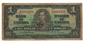 Bank of Canada 1935 $1 Banknote Osborne BC-21a