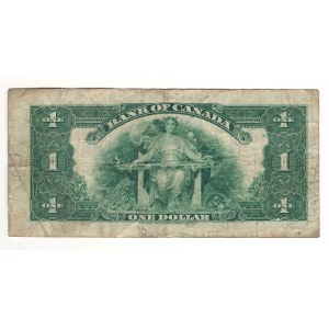 Bank of Canada 1935 $1 Banknote English BC-1a