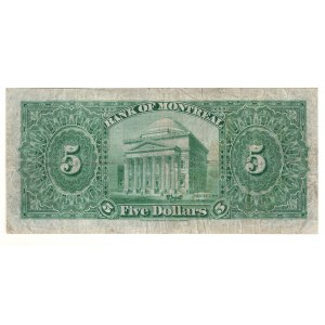 Canada Bank of Montreal 1931 $5 Banknote 505-58-02