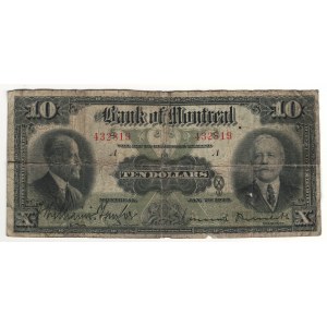 Canada Bank of Montreal 1923 $10 Banknote 505-56-04