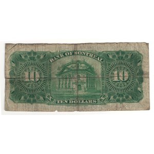Canada Bank of Montreal 1923 $10 Banknote 505-56-04