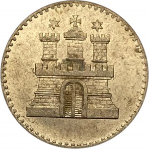 German States Hamburg 1855 Schilling
