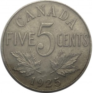 Canada 1925 5 Cent