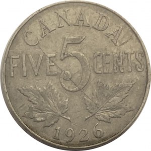 Canada 1926 Far 6, 5 cent