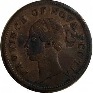 Canada Province of Nova Scotia 1840 Penny Token - Better Type.