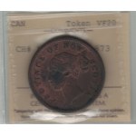 Canada Province of Nova Scotia 1840 Penny Token - Better Type.