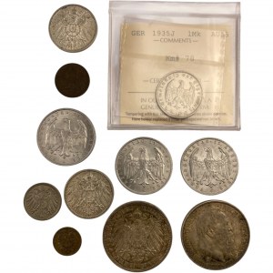Germany + Austria Coin Lot (11 pieces)