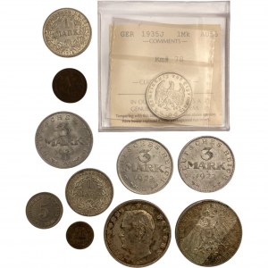 Germany + Austria Coin Lot (11 pieces)