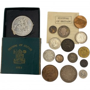 Great Britain Coin Lot (15 Pieces)