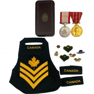 Canada Forces Decoration Medal & Confederation Centennial Medal