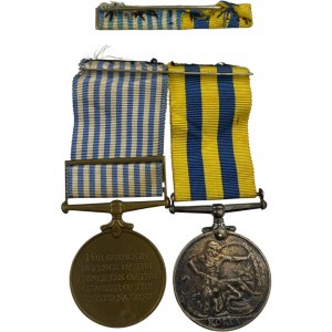 Korean War Medal Pair - SG-11468 E. M. FOURNIER