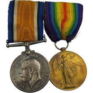 Great Britain WWI Medal Pair - Army Service Corps