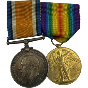 Canada WWI Medal Pair - Royal Canadian Dragoons Toronto