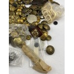 Miscellaneous Military Buttons, Badges, Patches Etc.