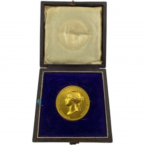 British India Victoria 1871 Bombay Presidency Central Rifle Meeting Medal in Gold UNIQUE