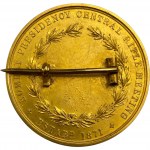 British India Victoria 1871 Bombay Presidency Central Rifle Meeting Medal in Gold UNIQUE