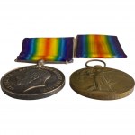 Great Britain WWI Medal Pair - 7th Hussars