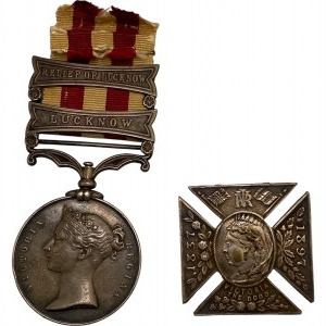 India Mutiny Medal Lucknow, Relief of Lucknow - 53rd Regiment