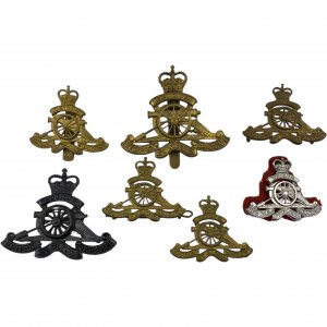 Royal Canadian Artillery Badge Group (7 Pieces)
