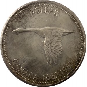 Canada 1967 Silver Dollar