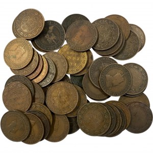 Canada Edward VII Large Cent Lot (50 Pieces)