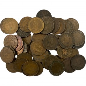 Canada Edward VII Large Cent Lot (50 Pieces)