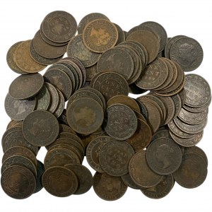 Canada Queen Victoria Large Cent Lot (109 Pieces)