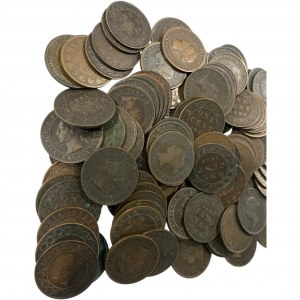 Canada Queen Victoria Large Cent Lot (109 Pieces)