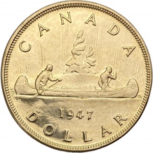 Canada 1947 Silver Dollar Blunt 7