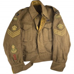 Canada WWII Royal Canadian Electrical Mechanical Engineers RCEME 1940 Battle Dress