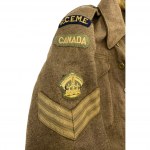Canada WWII Royal Canadian Electrical Mechanical Engineers RCEME 1940 Battle Dress