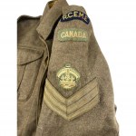 Canada WWII Royal Canadian Electrical Mechanical Engineers RCEME 1940 Battle Dress