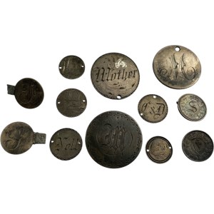 Canada Victorian Love Tokens (12 Pieces)