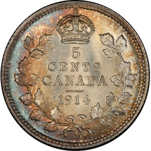 Canada 1914 5 Cent