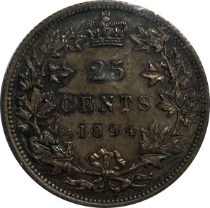 Canada 1894 25 Cent