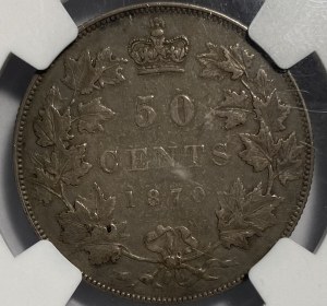 Canada 1870 50 Cent No LCW