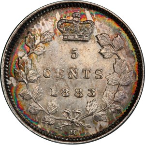 Canada 1883H 5 Cent