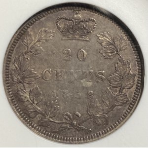 Canada 1858 20 Cent - Coinage Alignment