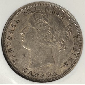 Canada 1858 20 Cent - Coinage Alignment