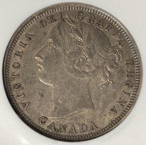 Canada 1858 20 Cent - Coinage Alignment
