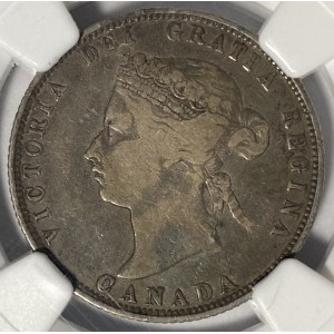 Canada 1875H 25 Cent - Key Date