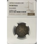 Canada 1875H 25 Cent - Key Date