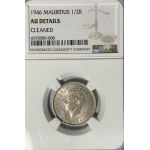 Mauritius 1946 Half Rupee