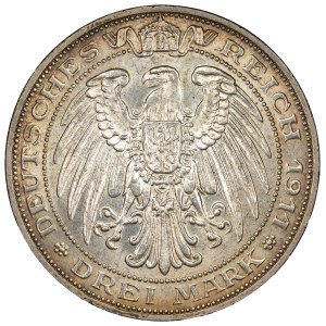 Germany 1911-A 3 Mark Breslau University